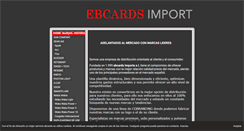 Desktop Screenshot of ebcards.es